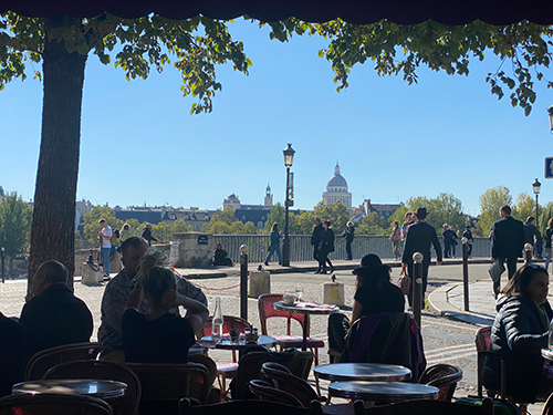 La terrasse de la brasserie